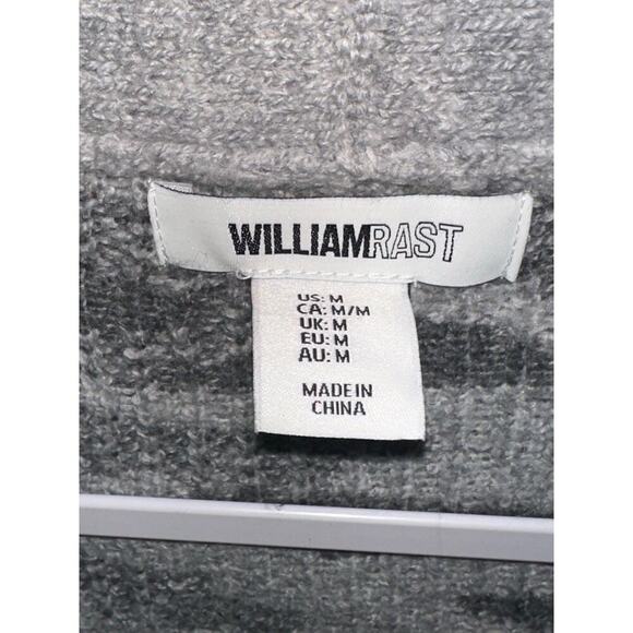 William Rast | Medium | Long Open Front Cardigan Gray‎ Camo draped camouflage - Picture 3 of 6